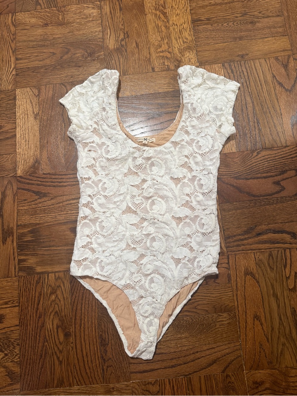Ivory Lace One-Piece Bodysuit